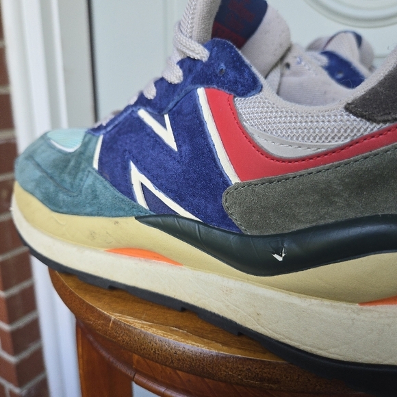 New Balance 57/40 Light Cliff Grey Multi Sneakers - Picture 8 of 12